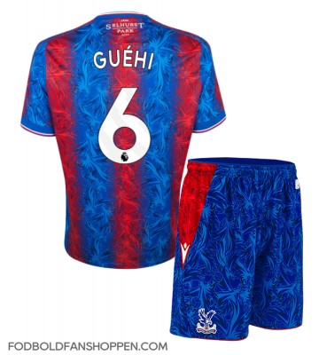 Crystal Palace Marc Guehi #6 Hjemmebanetrøje Børn 2024-25 Kortærmet (+ Korte bukser)